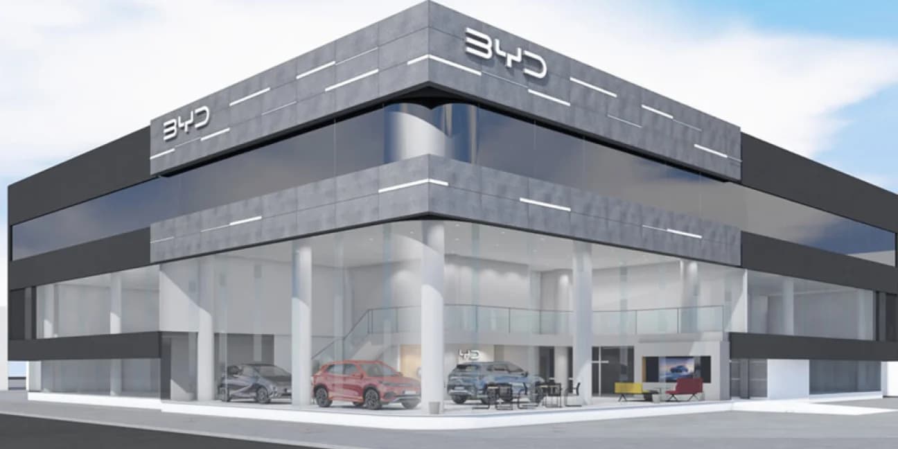 Exterior of BYD Store