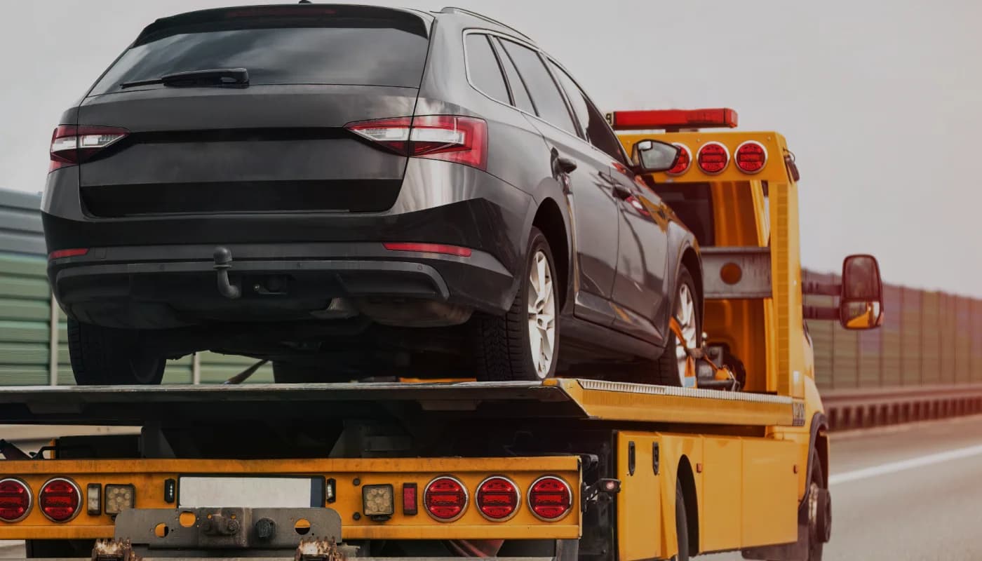 Transport by tow truck